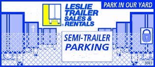 Semi-trailer Trailer Parking Yard, Park in our Yard Ad
